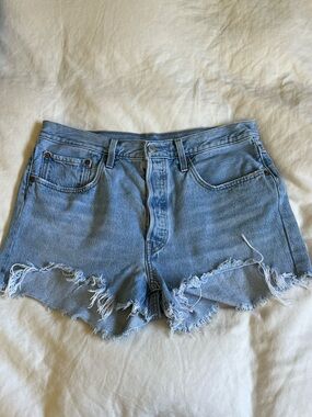 Button Fly Cut off Levis